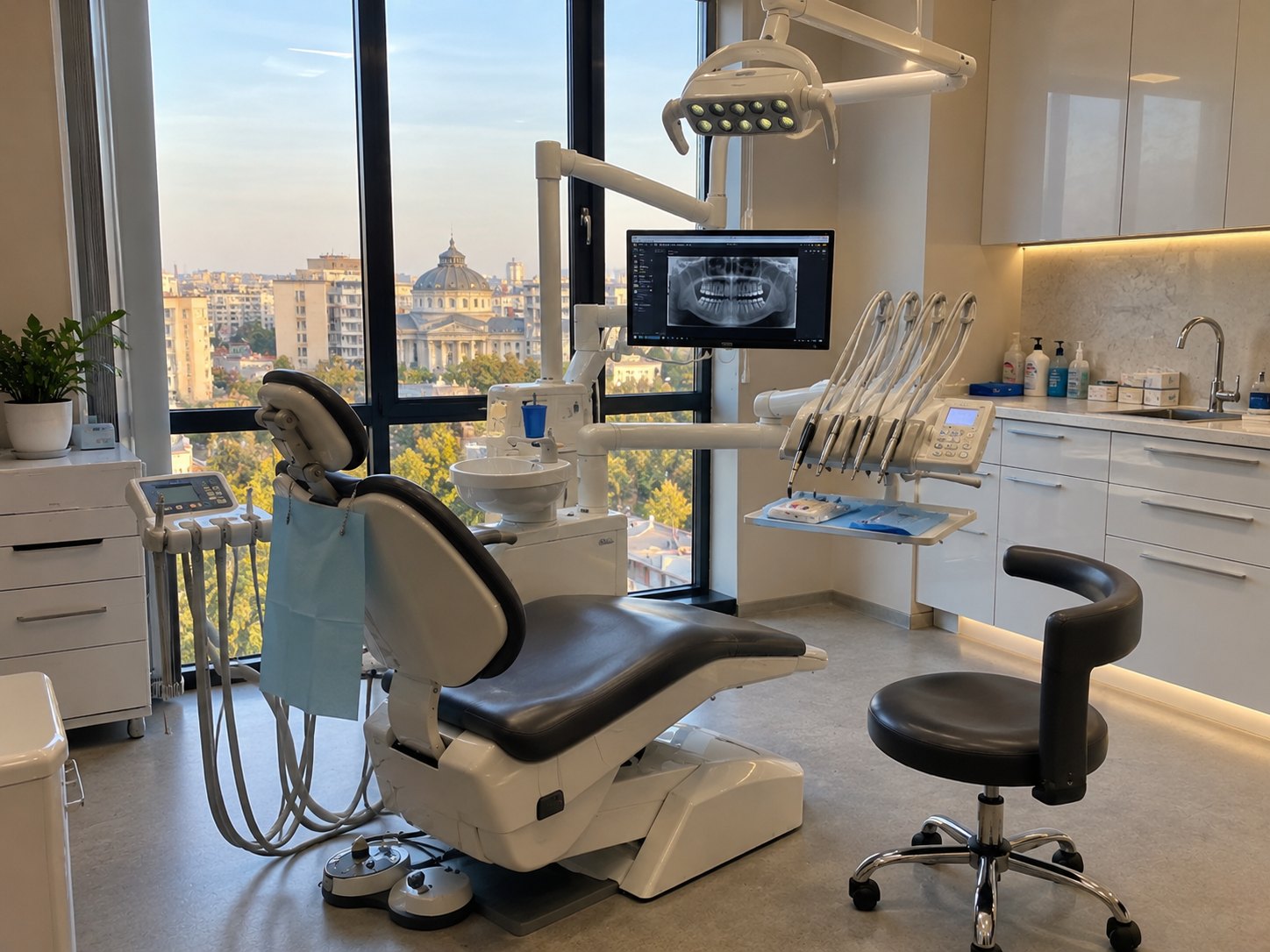 Cabinet stomatologic Bucuresti, scaun dentar si echipament modern